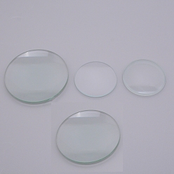 Clair Cabochons de verre transparent, dôme / demi-rond, clair, 50~75x5~10mm
