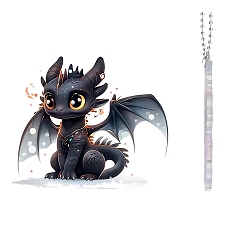 Дракон Акриловые подвесные украшения, с металлическими поиск, украшение автомобиля, дракон, 74x76x3 мм