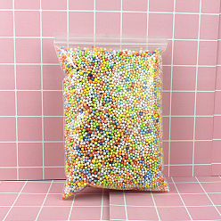 (52) Непрозрачная лаванда Маленькие шарики из пенопласта, круглые, для изготовления поделок на свадьбу и праздник своими руками, наполнитель подарочной коробки, разноцветные, 2~4 мм, 7~10 г / мешок