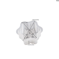 Снежинка Силиконовые формы для свечей своими руками, на Рождество, снежинка, 68x58x26 мм