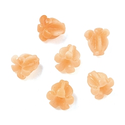 Белый Навахо Резные бусины из синтетического коралла, окрашенные, цветок, навахо белый, 12x12.5x11.5 мм, отверстие : 1.4 мм