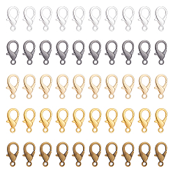 (52) Непрозрачная лаванда 100 шт 5 цвета застежки-клешни из цинкового сплава, разноцветные, 22.5x13x4 мм, отверстие : 2.8 мм, 20 шт / цвет