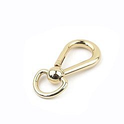 Light Gold Alloy Swivel Clasps, Swivel Snap Hook, for Bag Buckle Accessories Makings, Light Gold, 70mm, Hole: 20mm