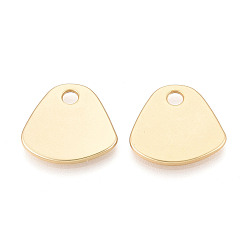 Матовый Золотой Цвет Подвески из сплава , треугольные, без кадмия и без свинца, матовый золотой цвет, 20x21.5x2 мм, отверстие : 3.2 мм