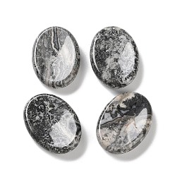 Камень Карты Овальный природный камень карты камень беспокойства, Массажер с камнями для большого пальца для облегчения беспокойства, 35.5x25.5x7 мм