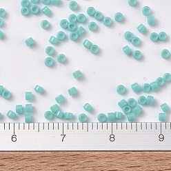 (DB1136) Opaque Sea Opal MIYUKI Delica Beads, Cylinder, Japanese Seed Beads, 11/0, (DB1136) Opaque Sea Opal, 1.3x1.6mm, Hole: 0.8mm, about 2000pcs/bottle, 10g/bottle