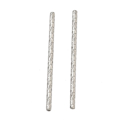 Нержавеющая Сталь Цвет 304 шарики из нержавеющей стальной трубы, текстурированная трубка, цвет нержавеющей стали, 40x2 мм, отверстие : 1 мм