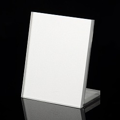 Белый Органических дисплеев ожерелье стекла, белые, 99x80x46 мм