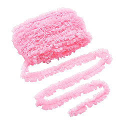 Ярко-Розовый 40m отделка из полиэстерового кружева, ярко-розовый, 1-1/8 дюйм (30 мм), около 43.74 ярдов (40 м) / комплект