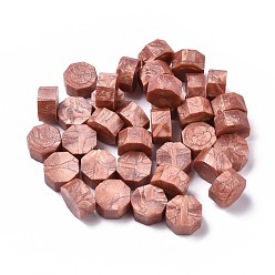 Camel Sealing Wax Particles, for Retro Seal Stamp, Octagon, Camel, 9mm, about 1500pcs/500g