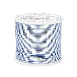 Васильковый Круглая алюминиевая проволока, васильковый, 17 датчик, 1.2 мм, около 380.57 футов (116 м) / рулон