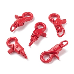 Темно-Красный Поворотные шарниры из сплава цинка, темно-красный, 42x21.5~22x8 мм, отверстие : 6x8.5 мм