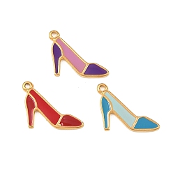 Shoes 304 подвески из нержавеющей стали, с эмалью, золотые, обуви, 13.5x15x1.5 мм, отверстие : 1.2 мм