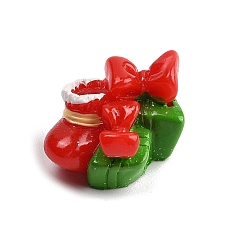 Другие Рождественские тематические статуэтки из смолы для украшения рабочего стола в домашнем офисе, подарок, 16x26x19.5 мм