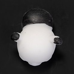 White Panda Shape Stress Toy, Funny Fidget Sensory Toy, for Stress Anxiety Relief, White, 37x32.5x16.5mm