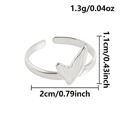 Нержавеющая Сталь Цвет 304 открытые кольца манжеты из нержавеющей стали, рыбий хвост, цвет нержавеющей стали, 11 мм, внутренний диаметр: 20 мм