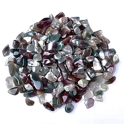 Натуральный Агат Натуральные и окрашенные агатовые гранулы, для проектов домашнего рукоделия и украшения цветочных горшков, аквариумов, 3~5 мм, около 100 г / набор