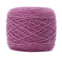 Серо-розавый Пряжа мохер, для ткачества, вязание крючком, увядшая роза, 1.5~2 мм, около 150г/моток