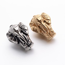 (52) Непрозрачная лаванда 304 подвески из нержавеющей стали слон, разноцветные, 38x26.5~27x23 мм, отверстие : 6x8 мм