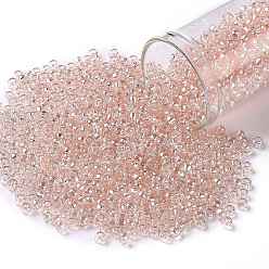 (106) Transparent Luster Rosaline TOHO Round Seed Beads, Japanese Seed Beads, (106) Transparent Luster Rosaline, 8/0, 3mm, Hole: 1mm, about 222pcs/bottle, 10g/bottle