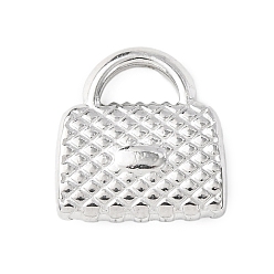 Нержавеющая Сталь Цвет 304 подвески из нержавеющей стали, сумочка, без кадмия и без свинца и без никеля, цвет нержавеющей стали, 16x15x4.5 мм, отверстие : 3.5x4 мм