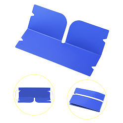 Dodger Azul Organizador de clip de almacenamiento de tapa de boca de plástico plegable portátil, para tapa bucal desechable, azul dodger, 190x120x0.3 mm