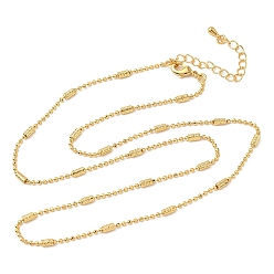 Настоящее золото 18K 2Мм латунные цепочки-колонны для женщин, без никеля , реальный 18 k позолоченный, 18.58 дюйм (47.2 см)