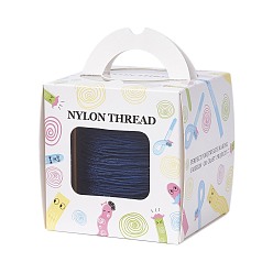 Прусский Синий Нейлоновая нить с одной нейлоновой нити внутри, сильнее, чем nwir-r006- серии, берлинская лазурь, 1.5 мм, около 120.29 ярдов (110 м) / рулон