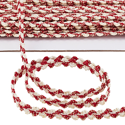 Красный 15 лента из полиэстера в ярдах, для шитья одежды и художественного оформления, красные, 1/4 дюйм (7 мм)