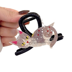 чертополох Пластиковые зажимы когтя волос, аксессуары для волос для женщин и девочек, чертополох, 80 мм