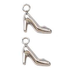 Shoes 304 прелести нержавеющей стали, цвет нержавеющей стали, обуви, 10.5x10x2.5 мм, отверстие : 1.8 мм