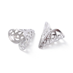 Серебро Железный шарик крышки, серебряный цвет гальваническим, 17x15x11.5 мм, отверстие : 1.2 мм