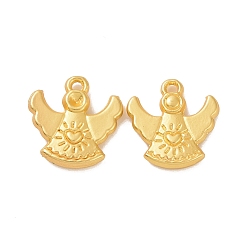Doré  Paramètres de strass pendentif en alliage de placage de rack, ange, or, s'adapter pour 1.5 mm strass, 13.5x13x2.5mm, Trou: 1mm
