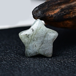Лабрадорита Украшения из натурального лабрадорита в виде звезд, для украшения рабочего стола домашнего офиса, 15x15 мм