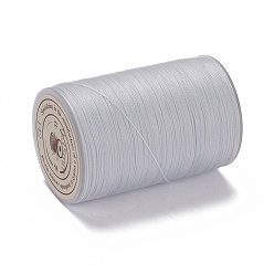 Gainsboro Round Waxed Polyester Thread String, Micro Macrame Cord, Twisted Cord, for Leather Sewing Stitching, Gainsboro, 0.3~0.4mm, about 174.98 Yards(160m)/Roll