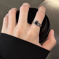 Реактивный Самолет Сплав горный хрусталь манжеты кольца, самородки, платина, струя, внутренний диаметр: 15~20 мм