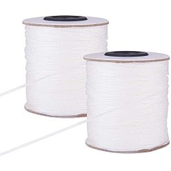 Белый Полиэфирная лента, белые, 1 мм, 109.36 ярдов / рулон (100 м / рулон)