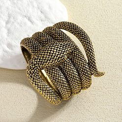 Античное Золото Браслеты из сплава для женщин, змея, античное золото , 6-3/4x2-3/4 дюйм (17x7 см)