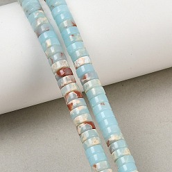 Shoushan Stone Synthetic Shoushan Stone Beads Strands, Heishi Beads, Disc, 6.5x3mm, Hole: 1.2mm, about 125pcs/strand, 14.96''(38cm)