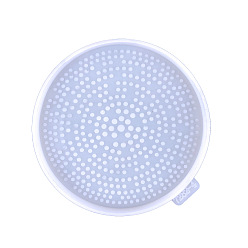 Круглые Подставка для подставок своими руками, пищевая силиконовая форма, формы для литья смолы, для уф-смолы, изготовление изделий из эпоксидной смолы, белые, круглые, 105x10 мм