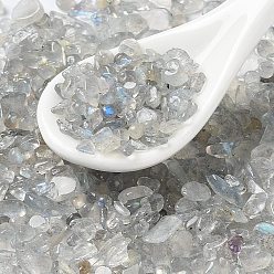 Лабрадорита Природные лабрадорита бисер, без отверстия , 5~7x5~7 mm.