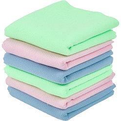 (52) Непрозрачная лаванда 6 шт. 3 цвета салфетка из микрофибры для чистки музыкальных инструментов, квадратный, разноцветные, 300x285x0.5 мм, 2 шт / цвет