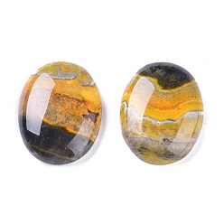 Bumblebee Jasper Натуральные кабошоны из яшмы шмеля, овальные, 30.5x22x7 мм