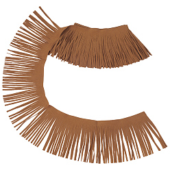 Верблюжий 1лента из замшевой ткани с кисточками, для аксессуаров для одежды, украшение подарка, верблюжие, 3-3/4 дюйм (95 мм), около 2.19 ярдов (2 м) / комплект