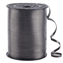 Черный Пластиковой лентой, 500 ярды простой ленты, чёрные, 1/4 дюйм (5 мм)