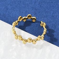 Золотой 304 из нержавеющей стали манжеты кольца, ионное покрытие (ip), золотые, 5 мм