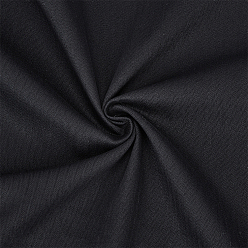 Noir 1.5 mètres de tissu en coton, artisanat de bricolage, accessoires du vêtement, noir, 1520x1mm