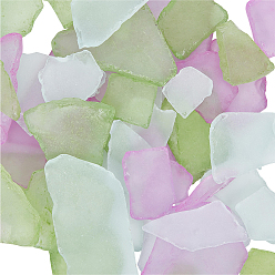 Mixed Color 450G 9 Styles Sea Glass Pieces for Crafts, Decor & Vase Filler, Nuggets, Mixed Color, 10~80mm, 50g/style
