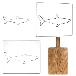 Fish Прозрачные акриловые шаблоны, для принадлежностей для рукоделия, рыба, 170x150x5 мм