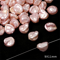 Самородки Пластиковые бусины неправильной формы с имитацией жемчуга в стиле барокко, ювелирные аксессуары своими руками, самородки, 11x9 мм, отверстие : 0.8 мм